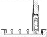 4 spurige Bodenschiene Barrierefrei - Schiebetüren