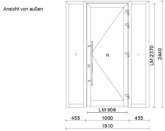 Außentüren Aluminium