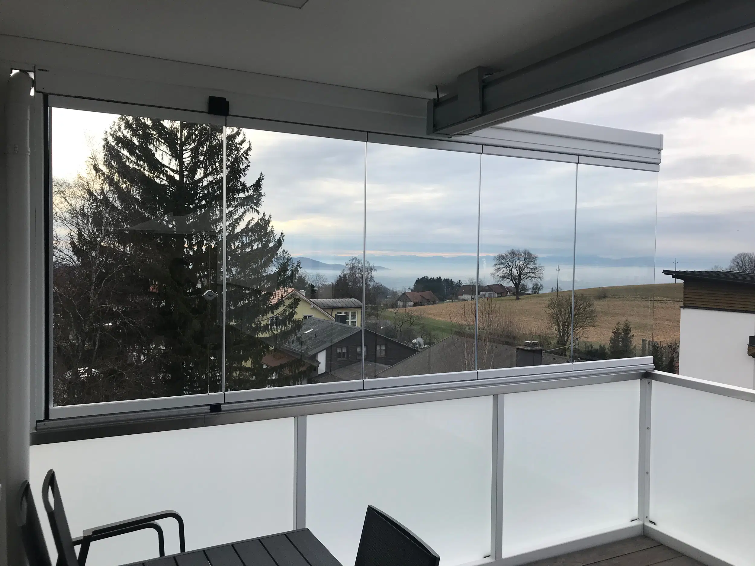 Balkonverglasung Windschutz  Referenzen aus Oberösterreich