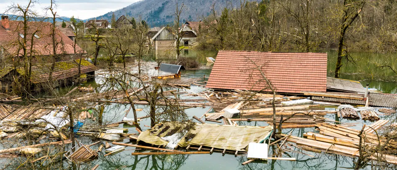 Hochwasser Zerstörung Klimawandel