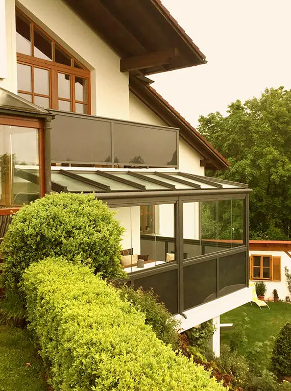 Neue Balkonverglasung für Familie Bresslmayer aus Oberösterreich