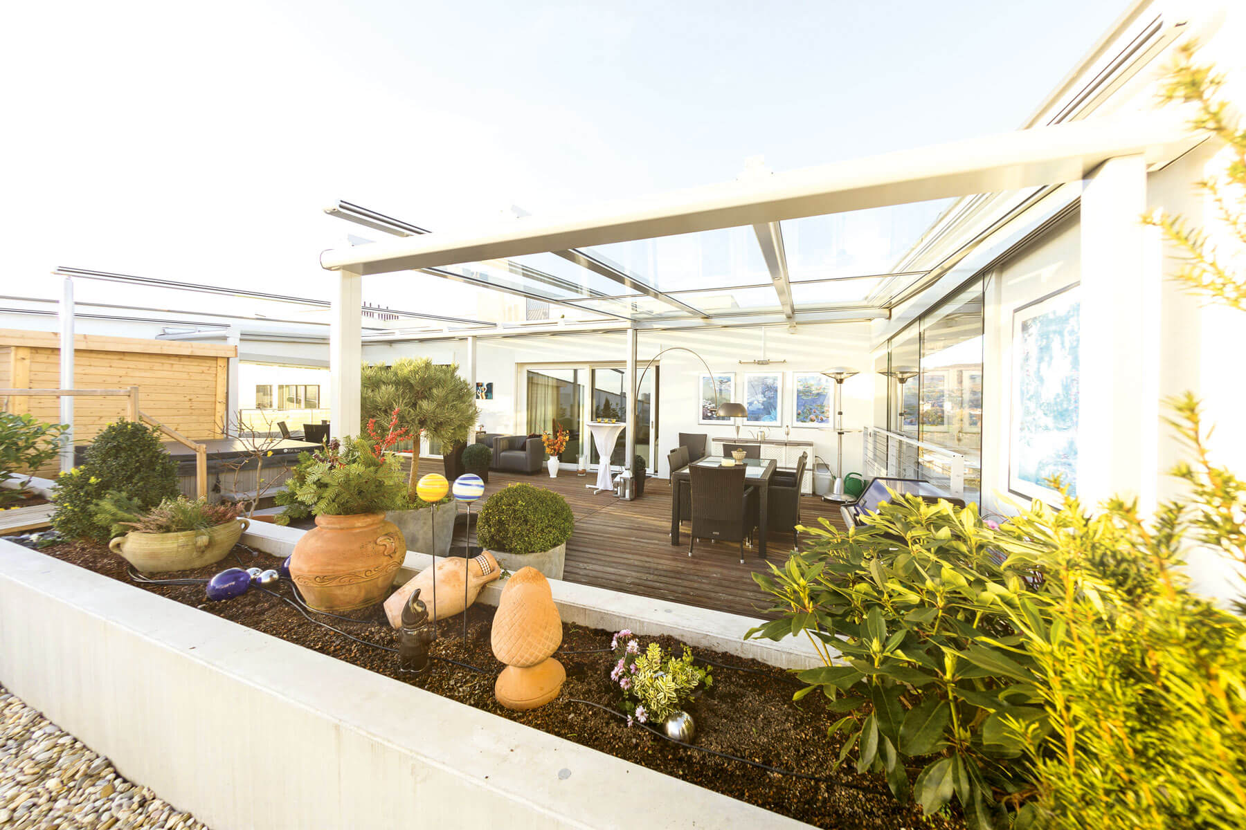 Terrassenüberdachung - Dachterrasse